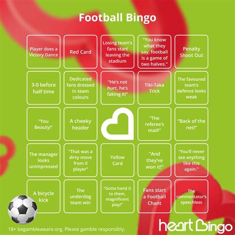 Football Bingo .
